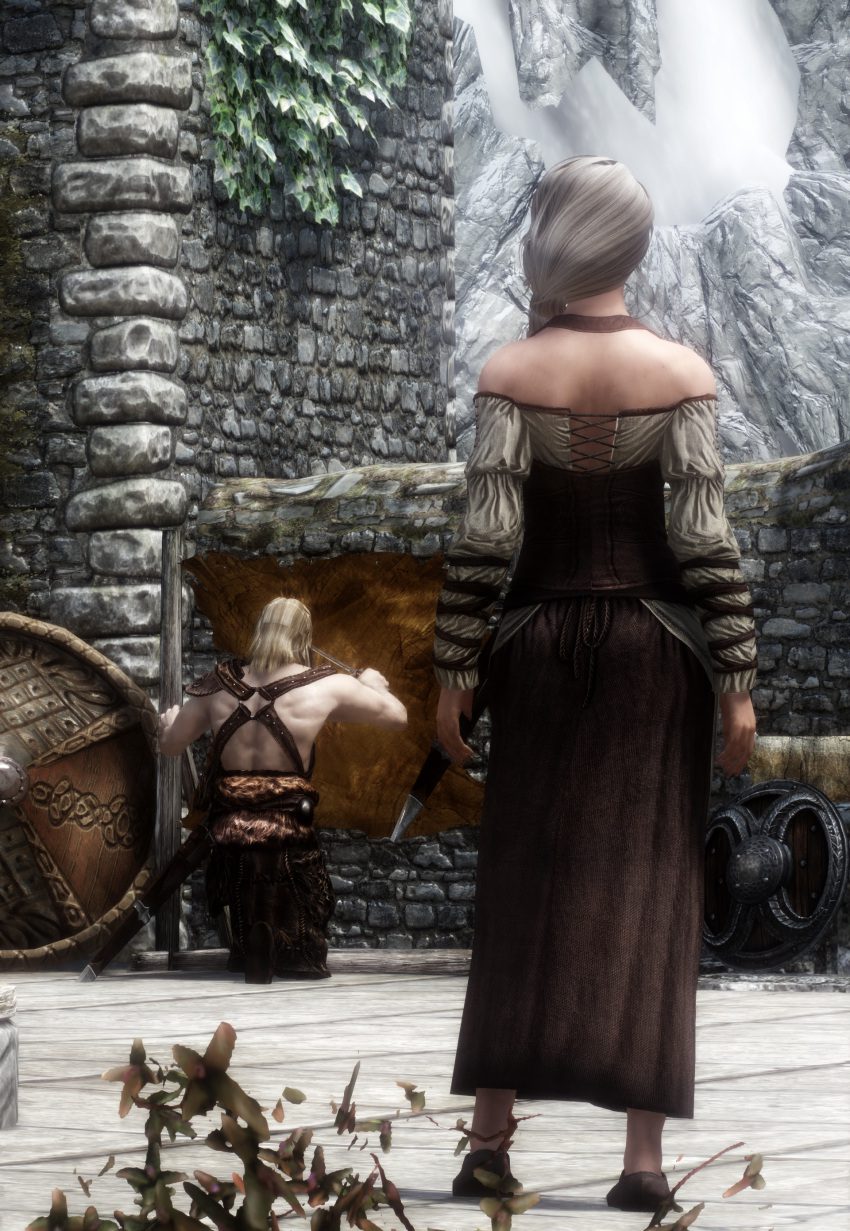 skyrim-game-hentai-–-clothed,-nord,-white-hair,-the-elder-scrolls,-nonstickypants,-olfina-gray-mane,-back