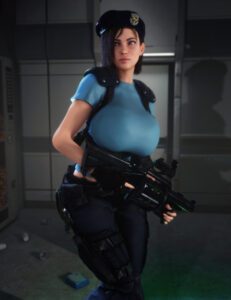 resident-evil-free-sex-art-–-weapon,-human-female,-female-solo,-huge-breasts