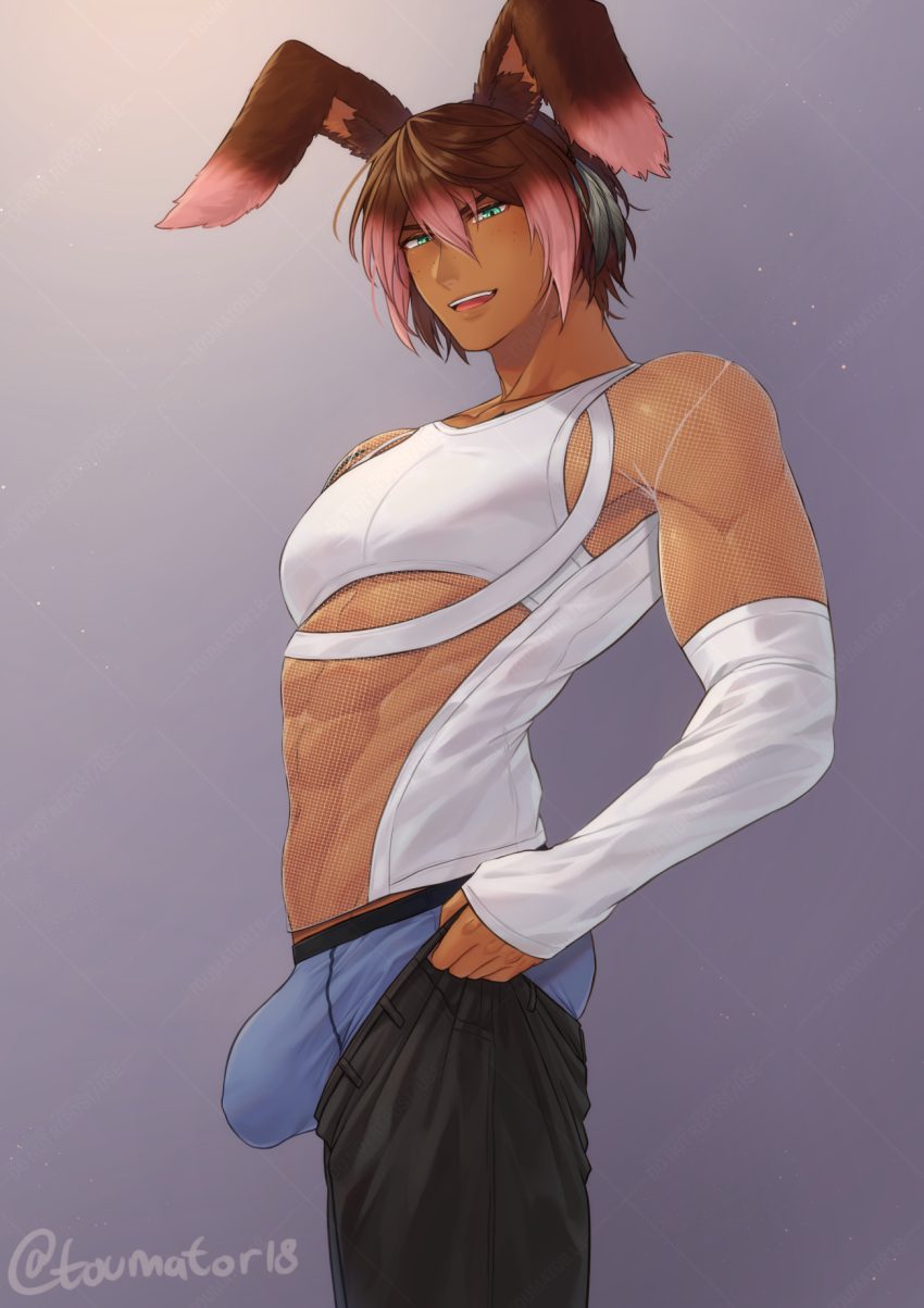 final-fantasy-xxx-art-–-muscular-male,-tight-pants-(meme),-lagomorph-humanoid,-ngers