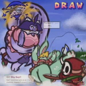 pokemon-game-porn-–-vaporeon,-balloon-popping,-green-body,-dripping