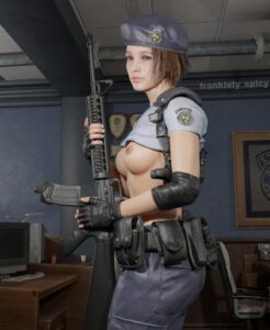 resident-evil-game-porn-–-naked,-smile,-breasts,-teasing,-smiling-at-viewer,-indoors