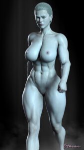 resident-evil-rule-–-white-hair,-fit-female,-abs,-curvaceous,-gray-body,-large-ass