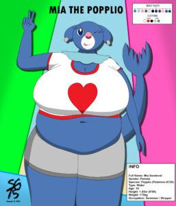 pokemon-xxx-art-–-information,-sea-lion-humanoid,-tail,-overweight-female,-shirt,-breasts-bigger-than-head