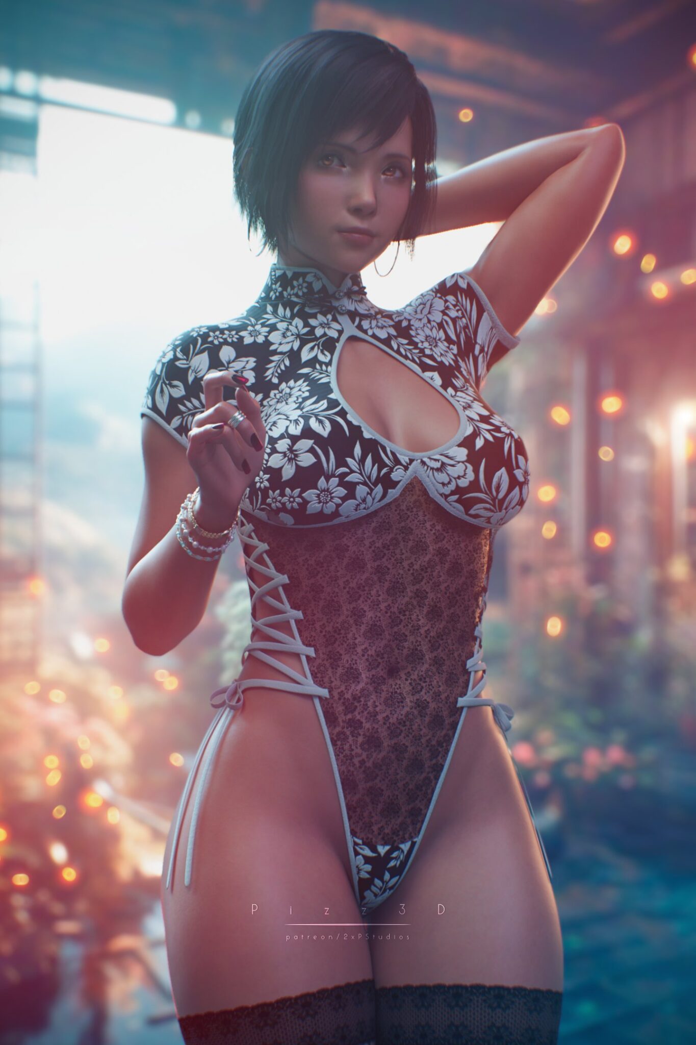 final-fantasy-rule-–-square-enix,-pizzpainted-nails,-leotard,-floral-print