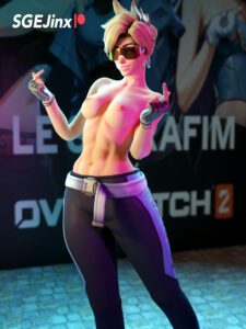 overwatch-rule-xxx-–-buckle,-headwear,-adapted-costume,-breasts,-chest-harness,-looking-over-eyewear,-topless