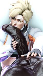 overwatch-hentai-art-–-white-background,-teeth-on-penis,-le-sserafim,-dark-skinned-male,-blonde-female