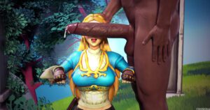 the-legend-of-zelda-hot-hentai-–-zelda-(breath-of-the-wild),-blue-shirt,-kneeling,-:o,-princess-zelda,-straight,-surprised