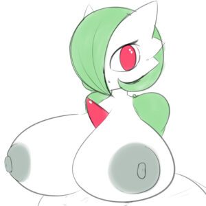 pokemon-porn-hentai-–-nipples,-green-hair,-ls,-female-only,-solo