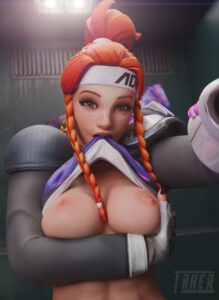 overwatch-game-hentai-–-antifragile-bb,-freckles,-fit,-female,-tits-out,-female-only,-looking-at-viewer