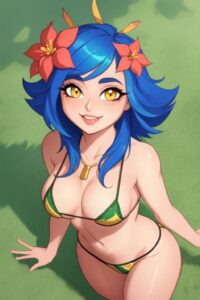 league-of-legends-hot-hentai-–-blue-hair,-ai-generated,-female-only,-solo-female