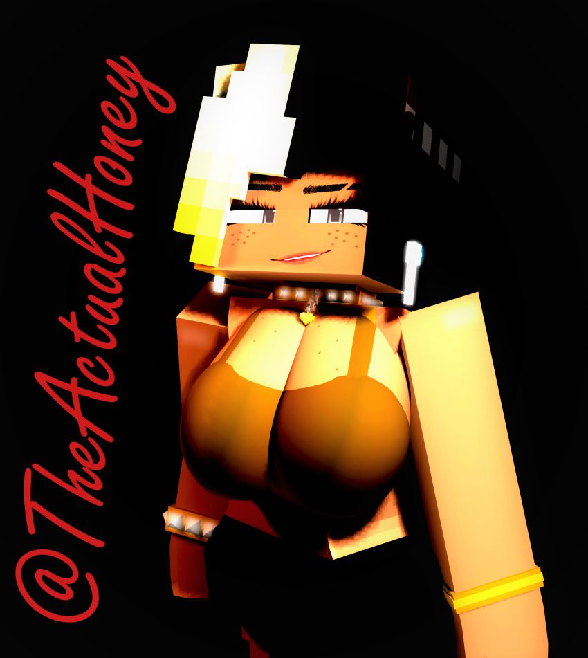 minecraft-hentai-porn-–-steal-your-ideas,-big-breasts,-mine-imator,-female,-black-background,-honey-(tah)
