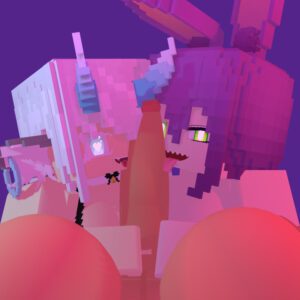 minecraft-sex-art-–-ls,-green-eyes,-horny-futa,-big-breasts,-white-hair