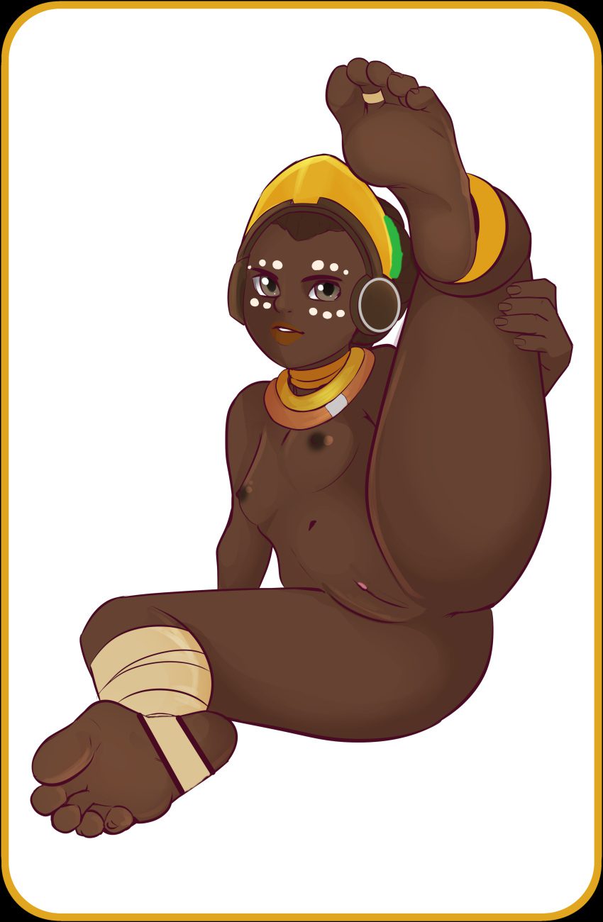 overwatch-hot-hentai-–-dreadlocks,-facepaint,-african-female,-lifting-leg,-edit,-becsantus,-dark-skin