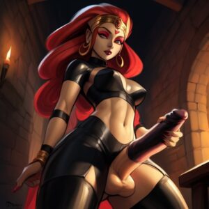 the-legend-of-zelda-porn-–-self-upload,-ocarina-of-time,-huge-cock,-futanari,-looking-at-viewer