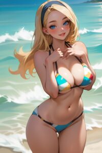 league-of-legends-hentai-art-–-female-only,-swimwear,-long-hair,-riot-games,-smile