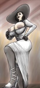 resident-evil-hentai-xxx-–-heels-fetish,-earrings,-hat,-resident-evil-illage