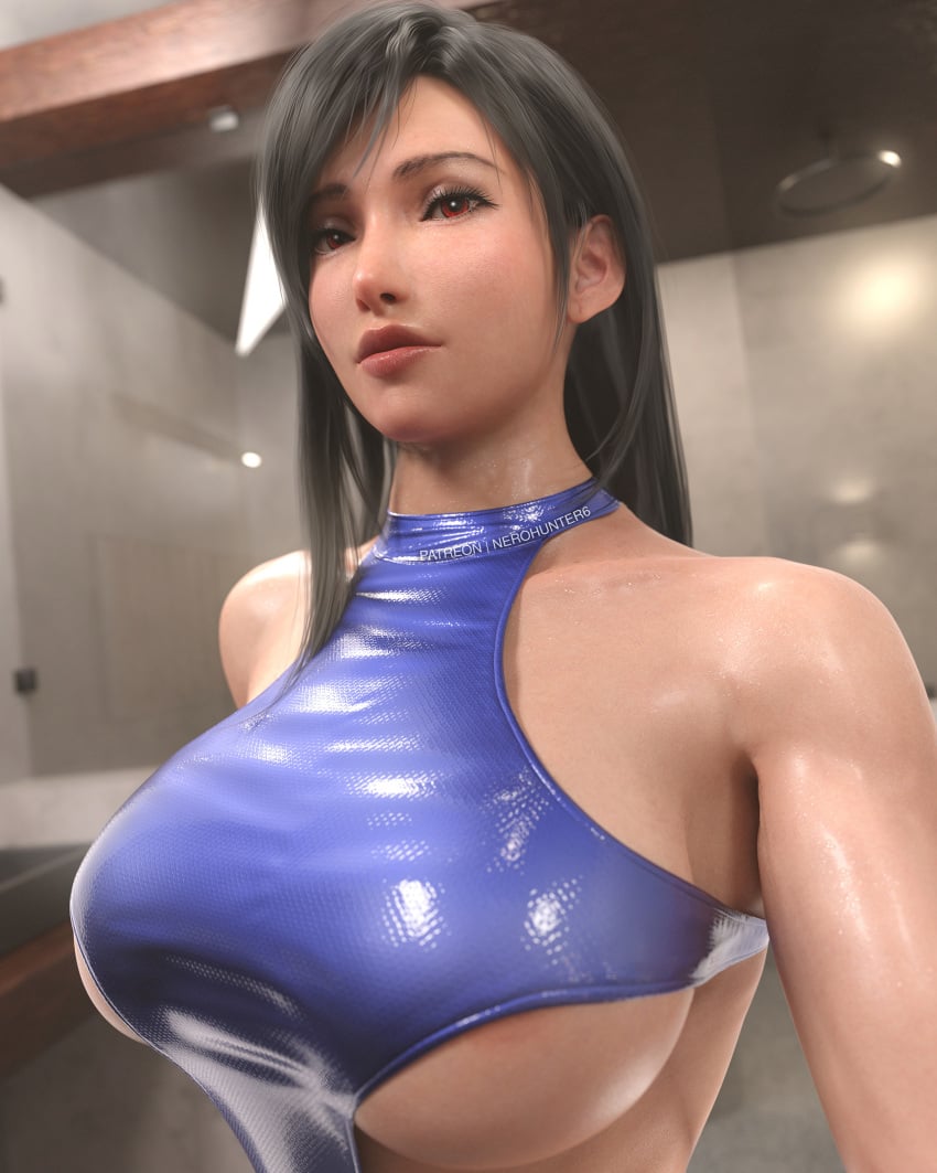 final-fantasy-hentai-–-breasts,-abs,-one-piece-swimsuit,-female-only,-shiny-clothes