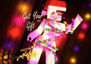 minecraft-rule-porn-–-big-ass,-christmas-outfit,-christmas-lights,-black-and-blonde-hair,-theactualhoney,-wrapped-in-lights,-laying-down