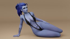 overwatch-hentai-porn-–-miniskirt,-choker,-skirt,-purple-hair