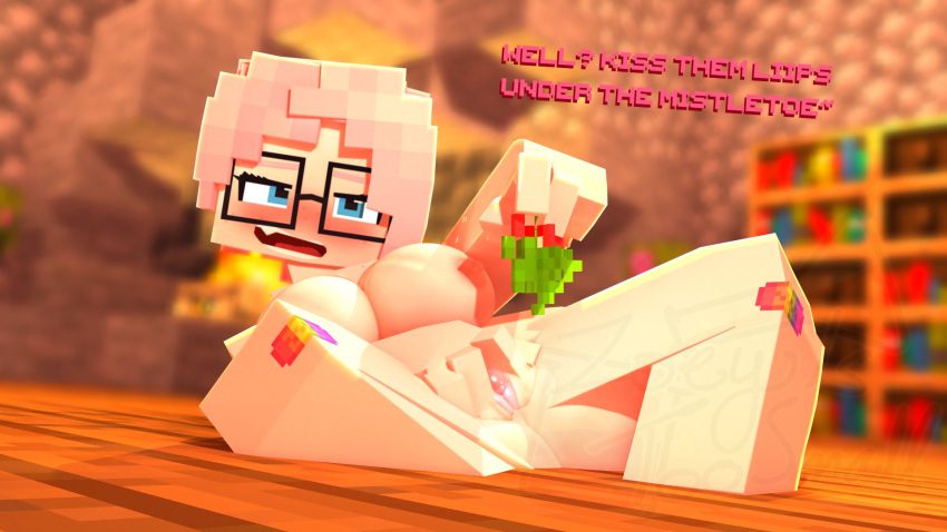 minecraft-hentai-art-–-nude-female,-zoey-(zoeyistoosmall),-lying,-pink-hair,-presenting-pussy,-spread-legs,-solo