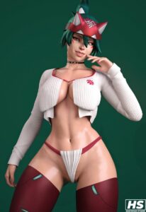 kiriko-hentai-porn-–-green-hair,-big-breasts,-overwatch-ace-tattoo,-female
