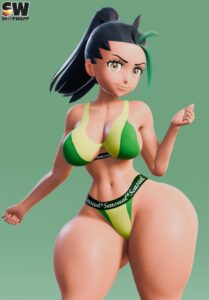 nemona-hentai-porn-–-blender,-looking-at-viewer,-curvy-female,-blender-eevee,-bikini,-smile,-solo-focus