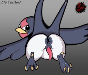 pokemon-sex-art-–-taillow,-soles,-looking-at-viewer,-animal-genitalia,-genitals,-looking-back