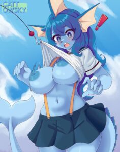 pokemon-porn-hentai-–-surprised,-hi-res,-accidental-circumstance,-blue-body,-belly-button,-anthro,-sailor-uniform