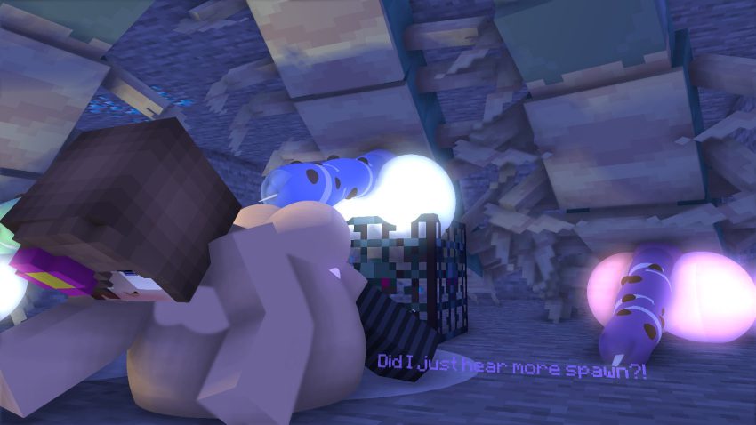 silverfish-hot-hentai,-spawner-hot-hentai-–-mine-imator,-giant-penis,-foursome,-tongue-out,-breasts