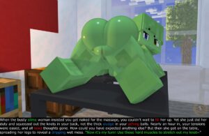 slime-porn-–-green-hair,-looking-back,-outside,-inviting-to-sex