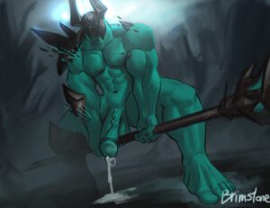 league-of-legends-free-sex-art-–-green-body,-barazoku,-male-nipples,-riot-games,-muscular-male