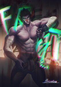 league-of-legends-game-porn-–-bara-tits,-looking-at-viewer,-biceps,-gay