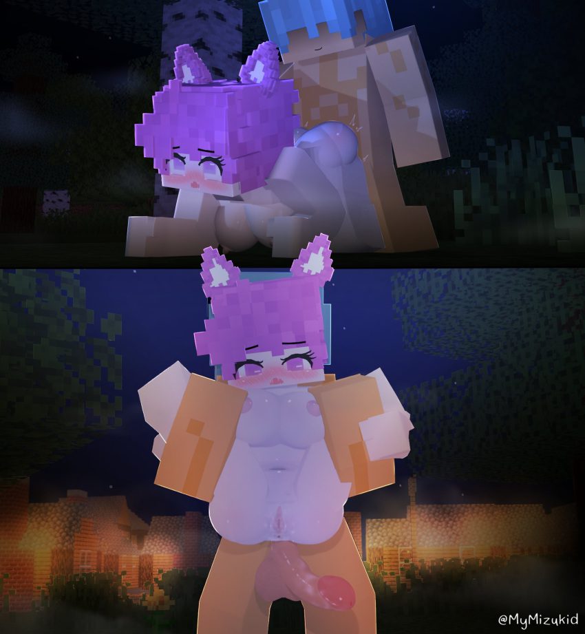 mizuki-game-porn-–-horny-female,-horny,-naked,-completely-nude,-pink-hair,-night