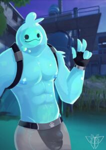 fortnite-xxx-art-–-signature,-glistening,-abs,-standing,-epic-games,-solo,-black-eyes