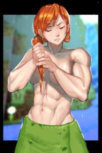 alex-hentai-xxx-–-closed-eyes,-ginger-hair,-towel,-ginger,-biceps