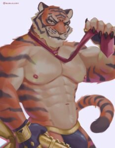 oscar-game-hentai-–-bara,-muscular-male,-,-tie,-stripes,-nipples