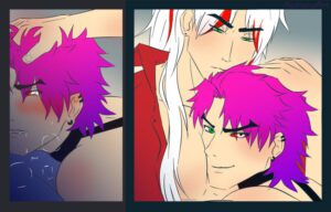 league-of-legends-hentai-–-multicolored-hair,-grabbing-hair,-purple-hair,-gay