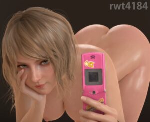 resident-evil-game-porn-–-ashley-graham,-blonde-hair,-phone,-selfie,-rwtlender