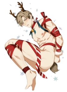 resident-evil-hentai-xxx-–-completely-nude,-reindeer-antlers,-looking-at-viewer,-male-focus