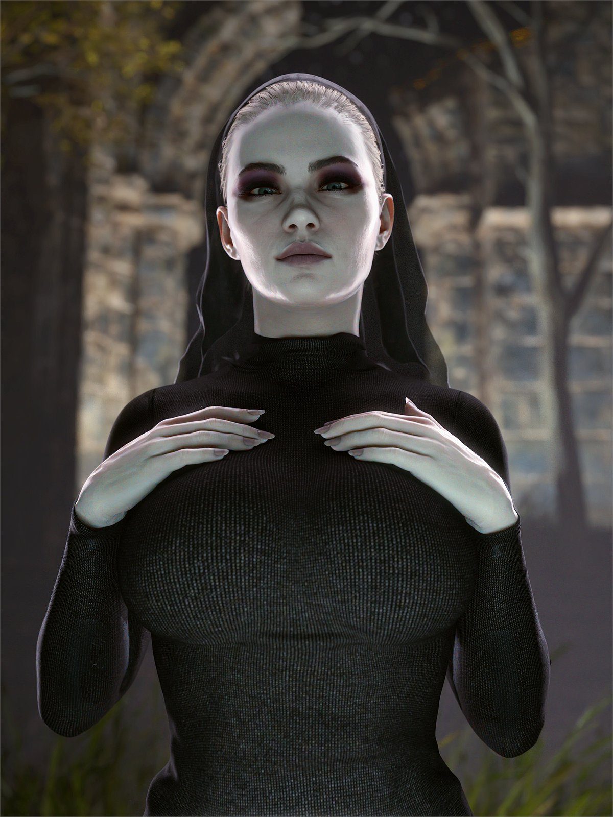 mothermiranda-game-hentai-–-solo-female,-turtleneck,-odel,-milf,-blonde-female,-goth-clothing