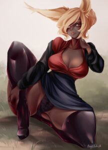 final-fantasy-game-hentai-–-ls,-bunny-girl,-bunnywhiskerz,-looking-at-viewer,-kneeling,-smiling,-safran