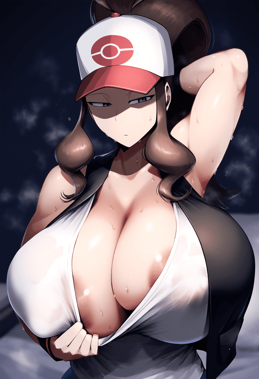 hilda-free-sex-art-–-uninterested,-breasts,-armpits,-ponytail,-expressionless,-big-nipples