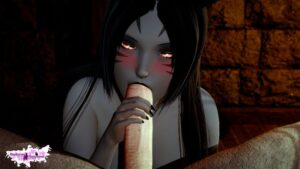 final-fantasy-porn-hentai-–-dark-skinned-female,-sucking,-sucking-penis,-miqo&#