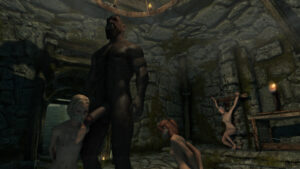 skyrim-rule-porn-–-gagged,-restrained,-the-elder-scrolls,-blonde-hair,-captive,-size-difference,-interspecies