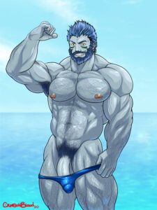 final-fantasy-porn-hentai-–-speedo,-solo-male,-penis,-bara,-roegadyn,-solo,-male-only