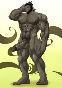 final-fantasy-free-sex-art-–-boner,-solo-male,-baobaoart,-facial-hair,-roegadyn,-erection