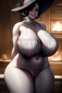resident-evil-hentai-xxx-–-wide-hips,-bottomless,-sweating,-capcom,-hairy-pussy