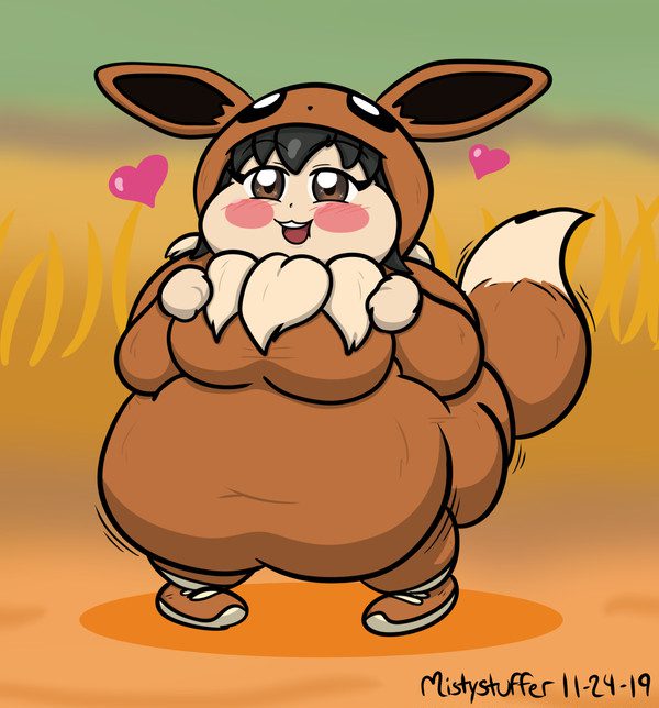 pokekid-rule-xxx-–-obese-female,-onesie,-eevee-(cosplay),-heart,-fat-female