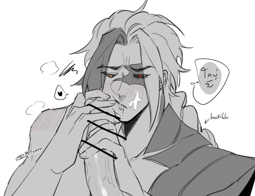 league-of-legends-hentai-–-saliva-trail,-penis,-gay,-implied-fellatio,-male,-male-only,-blush