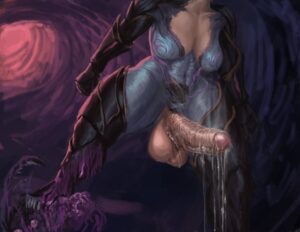 league-of-legends-xxx-art-–-solo,-huge-cock,-clothed,-crotchless-panties,-big-balls,-penis,-partially-retracted-foreskin